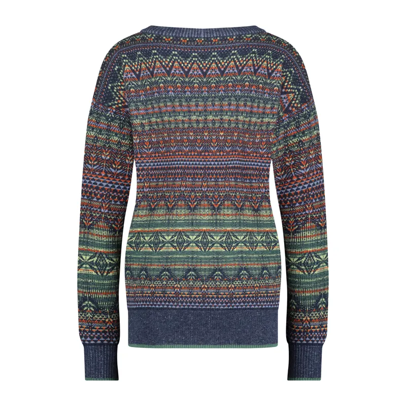 Royal Robbins Women's Westlands Relaxed Pullover Deep Blue Muir-1