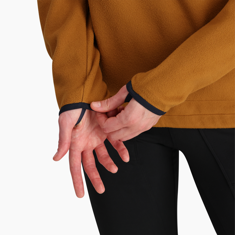 Royal Robbins Women's Arete Funnel Neck Caramel-4