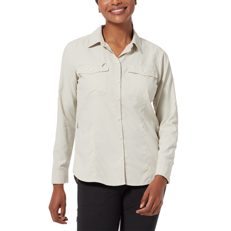 Royal Robbins Womens Bug Barrier Expedition LS Soapstone-4