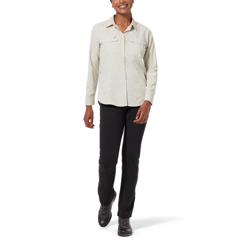 Royal Robbins Womens Bug Barrier Expedition LS Soapstone-3