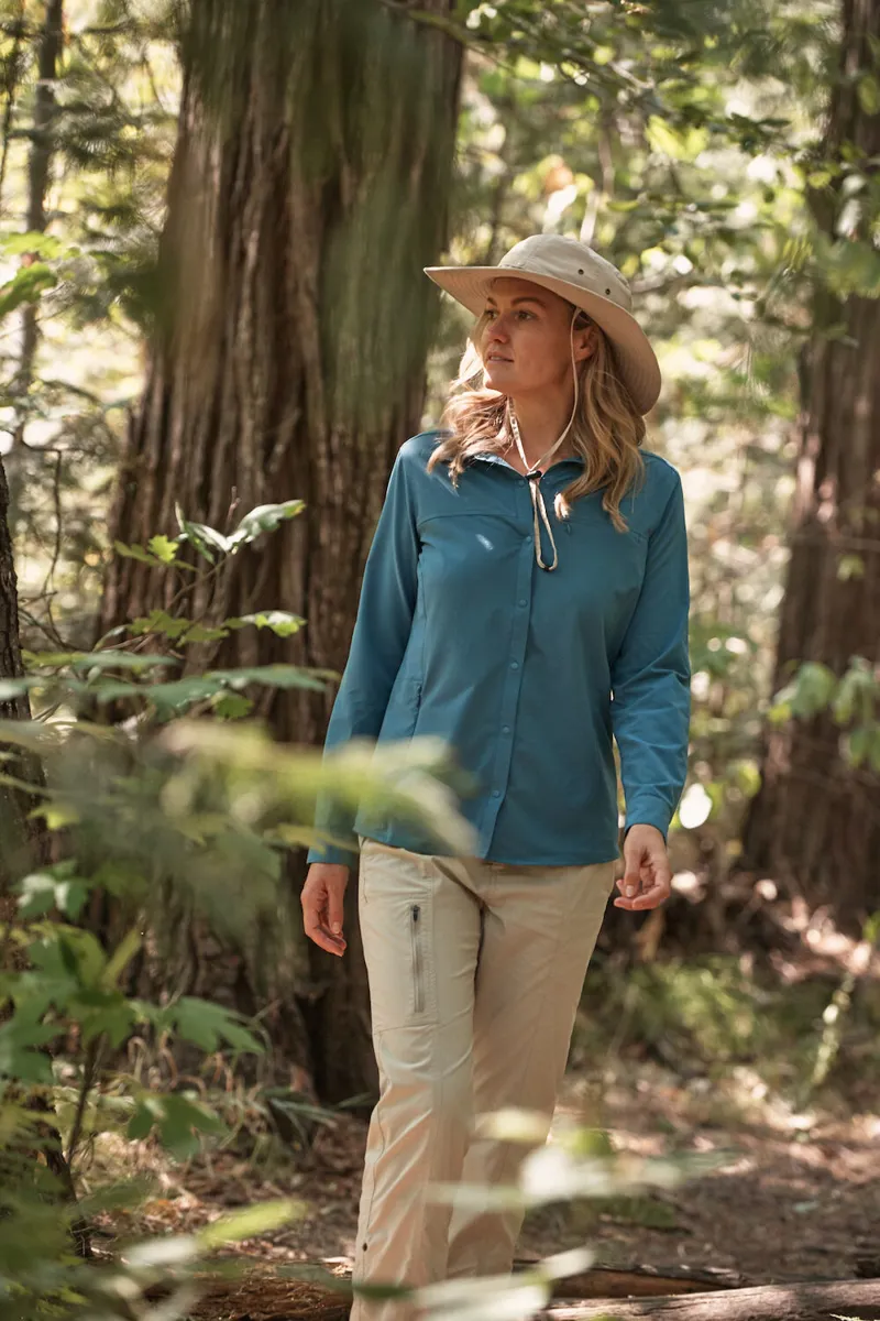 Royal Robbins Womens Bug Barrier Discovery III Pants Sandstone-3