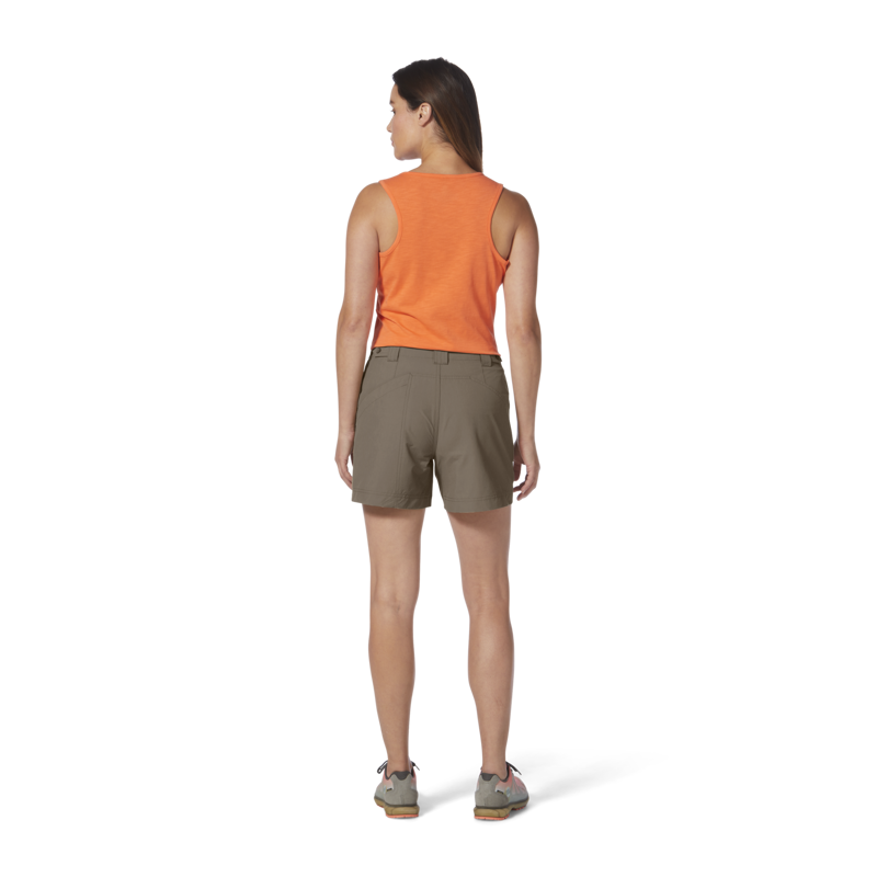 Royal Robbins Womens Backcountry Pro Shorts Green-3