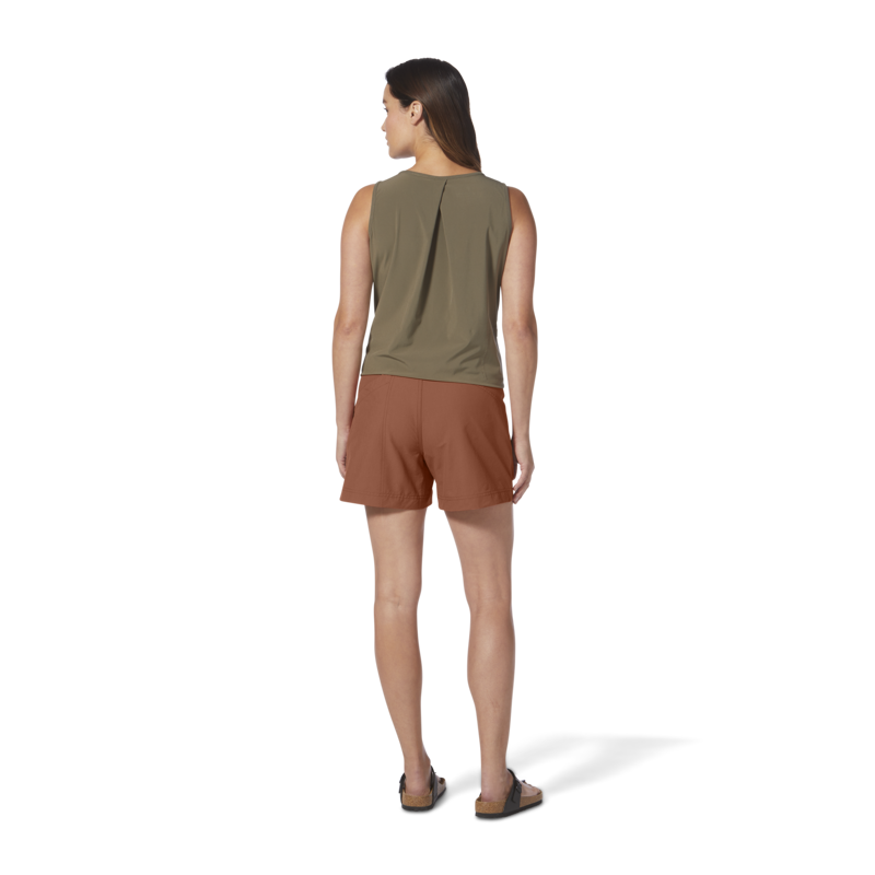 Royal Robbins Womens Backcountry Pro Shorts Clay-3