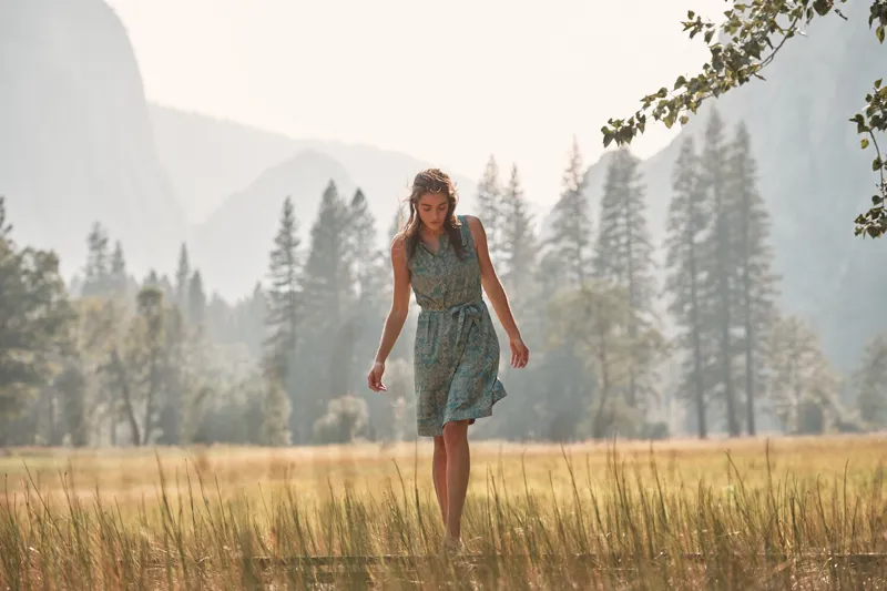 Royal Robbins Women's Spotless Traveler Tank Dress Powder Elkhorn PT-4