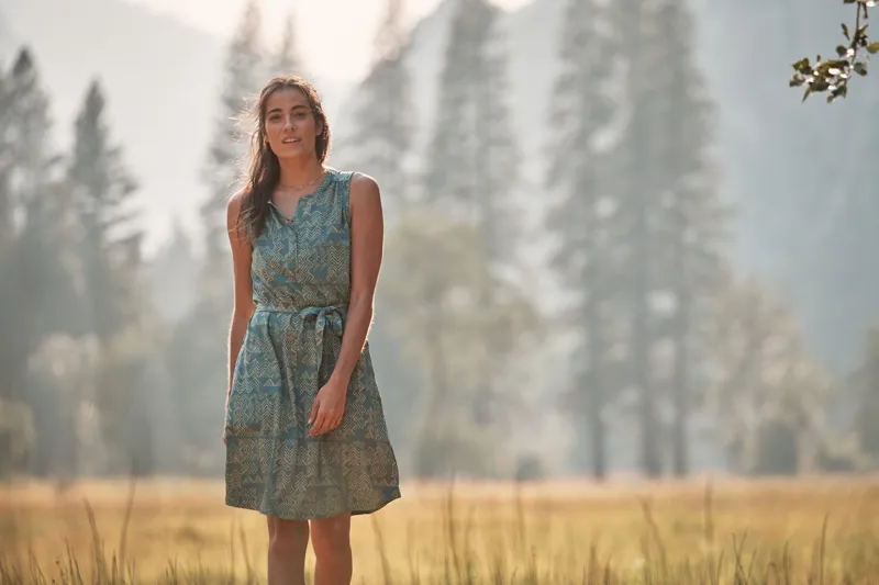 Royal Robbins Women's Spotless Traveler Tank Dress Navy-5