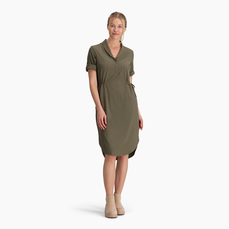 Royal Robbins Women's Spotless Traveler Dress SS Everglade-1