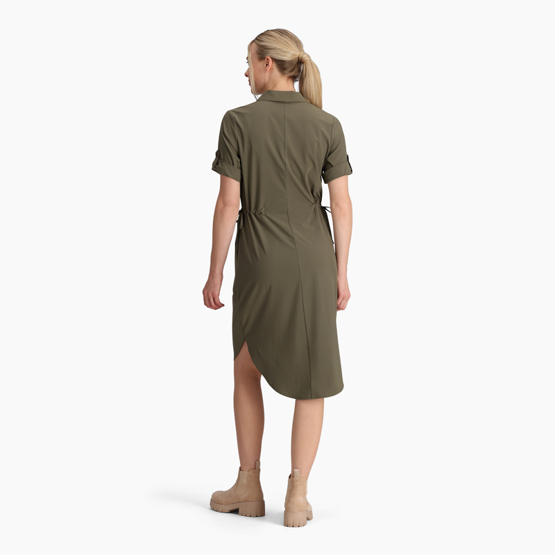 Royal Robbins Women's Spotless Traveler Dress SS Everglade-2