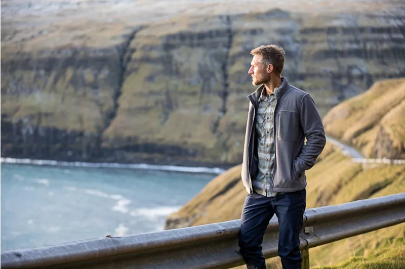 Royal Robbins Mens Lost Coast Flannel LS Shirt Dark Olive/Rockport-4