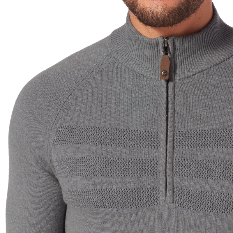 Royal Robbins Mens Ventour Zip Sweater River Rock Heather-4