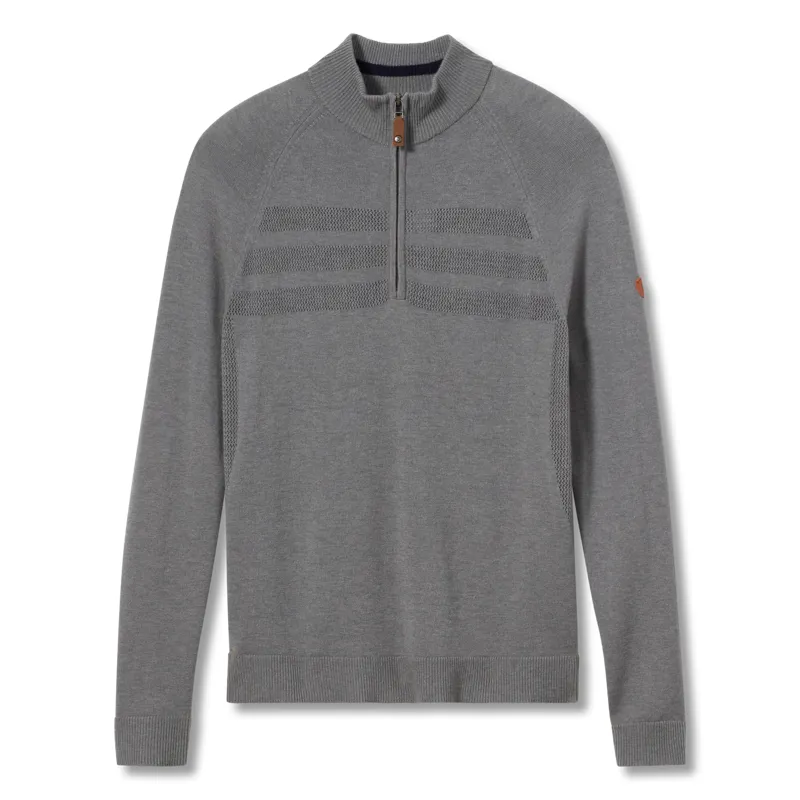 Royal Robbins Mens Ventour Zip Sweater River Rock Heather