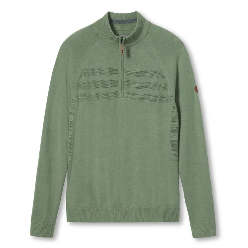 Royal Robbins Mens Ventour Zip Sweater Jade Frost
