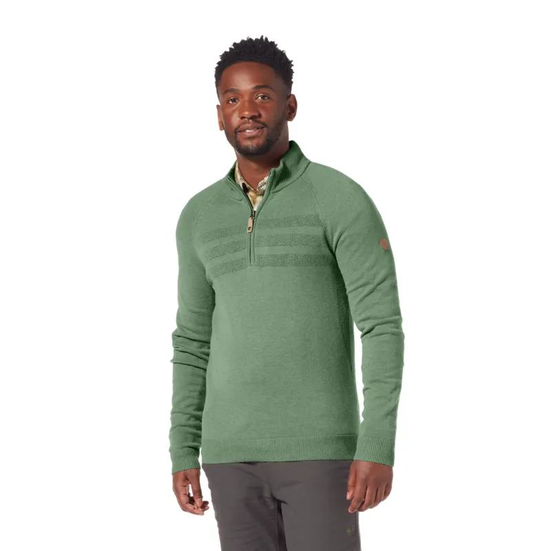 Royal Robbins Mens Ventour Zip Sweater Jade Frost-1