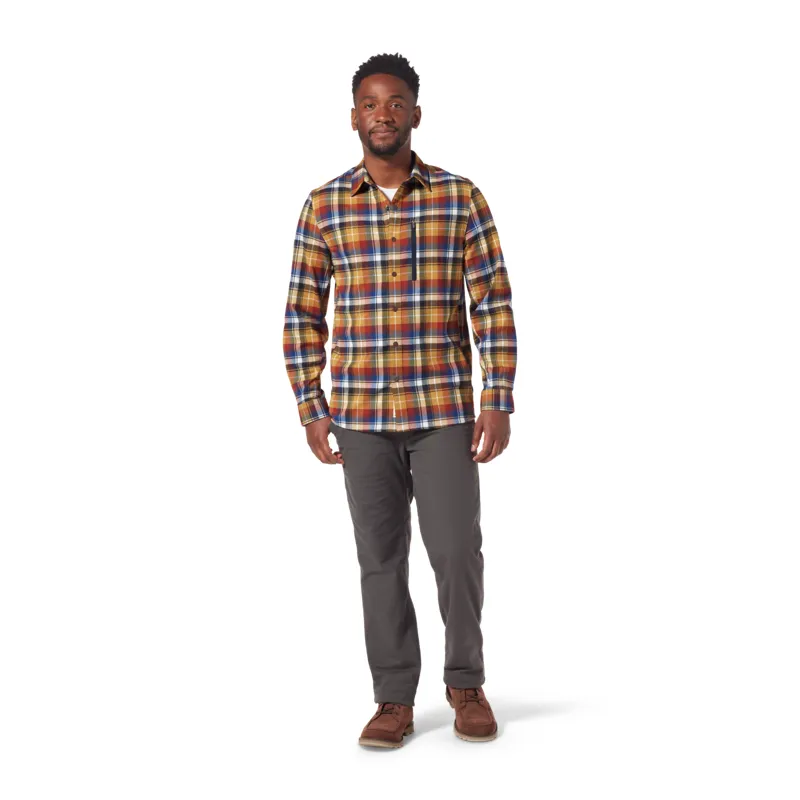 Royal Robbins Mens Thermotech Ren Plaid Shirt Wood Thrush/Yuba-2