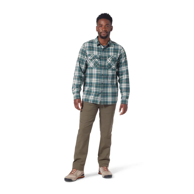 Royal Robbins Mens Lost Coast Flannel LS Shirt River Rock/Rockport-1