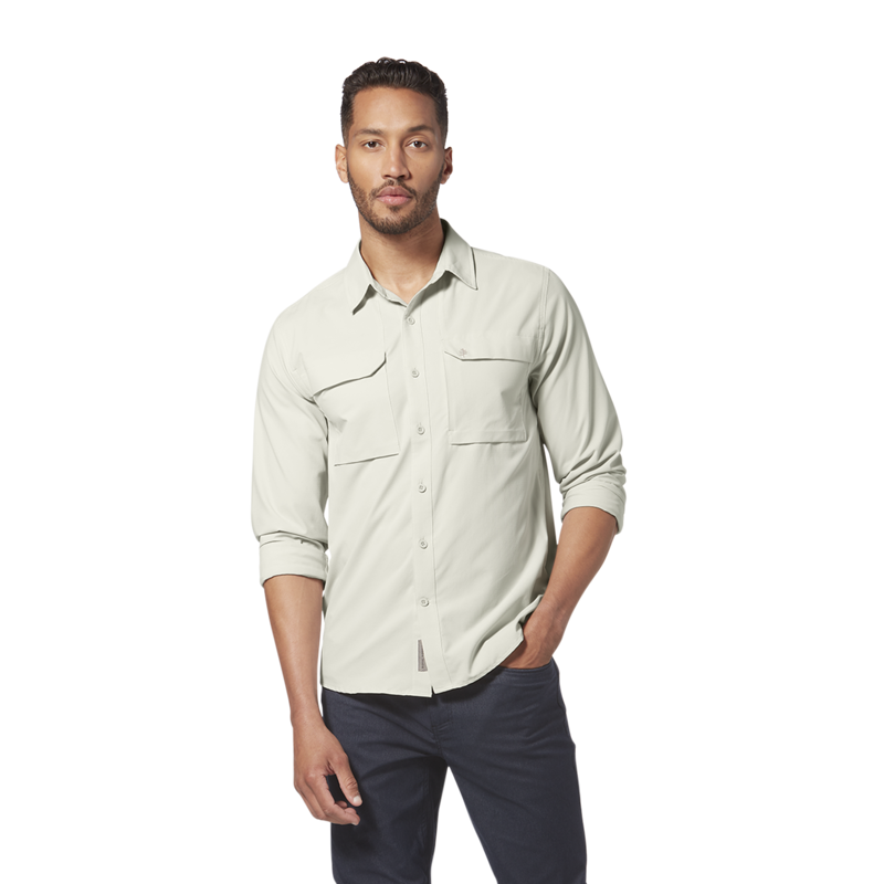 Royal Robbins Men's Expedition Pro LS Shirt Soapstone-2
