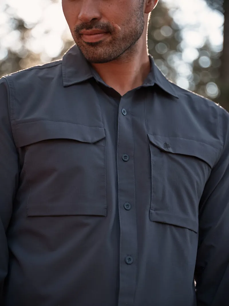 Royal Robbins Mens Expedition Pro LS Shirt Navy-5