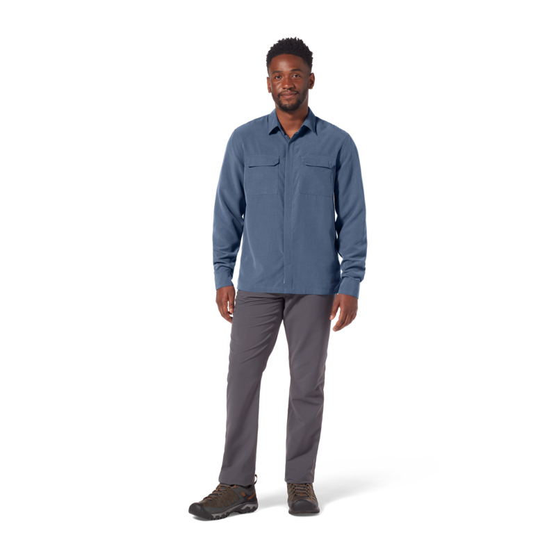 Royal Robbins Mens Sonoran Desert Shirt Sea Blue-2