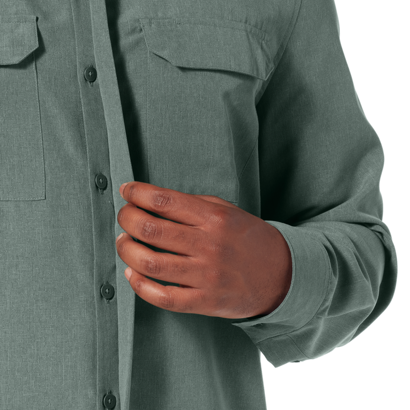 Royal Robbins Mens Sonoran Desert Shirt Duck Green-1