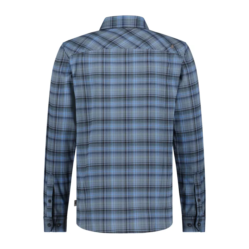 Royal Robbins Men's Westlands Flannel LS Shirt Sea Burney Plaid-1