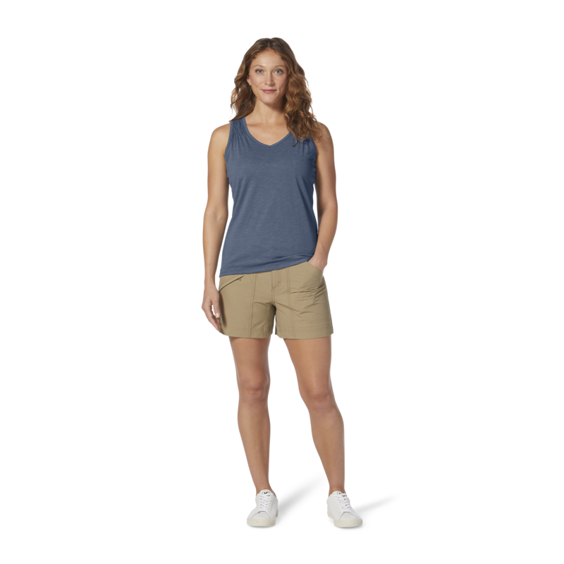 Royal Robbins Women's Featherweight Slub Tank Sea-2