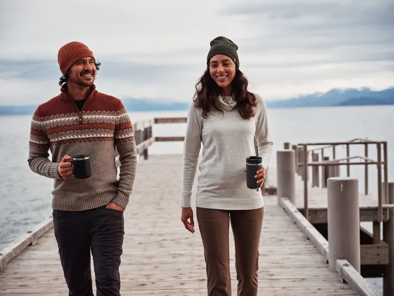 Royal Robbins Womens Westlands Funnel Sweater Sand Dollar-5