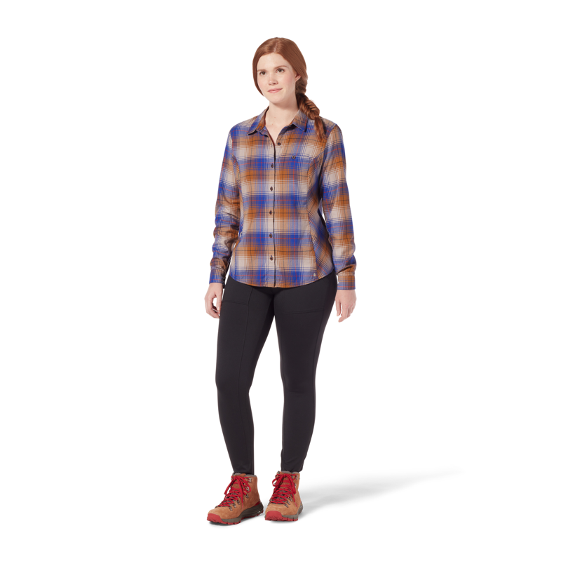 Royal Robbins Womens Dream Trekker Flannel Shirt Sphinx/Rena Plaid-2