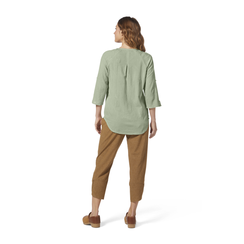 Royal Robbins Women's Oasis Tunic II 3/4 Sleeve Laurel Green-3