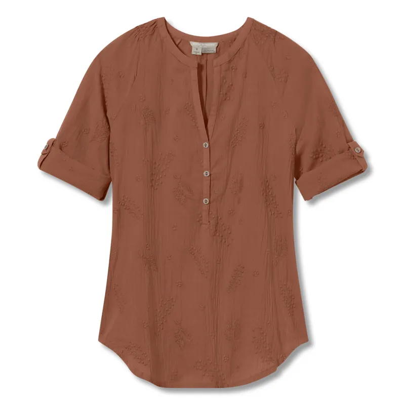 Royal Robbins Women's Oasis Tunic II 3/4 Sleeve Baked Clay