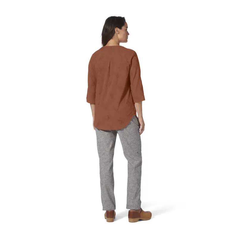 Royal Robbins Women's Oasis Tunic II 3/4 Sleeve Baked Clay-4