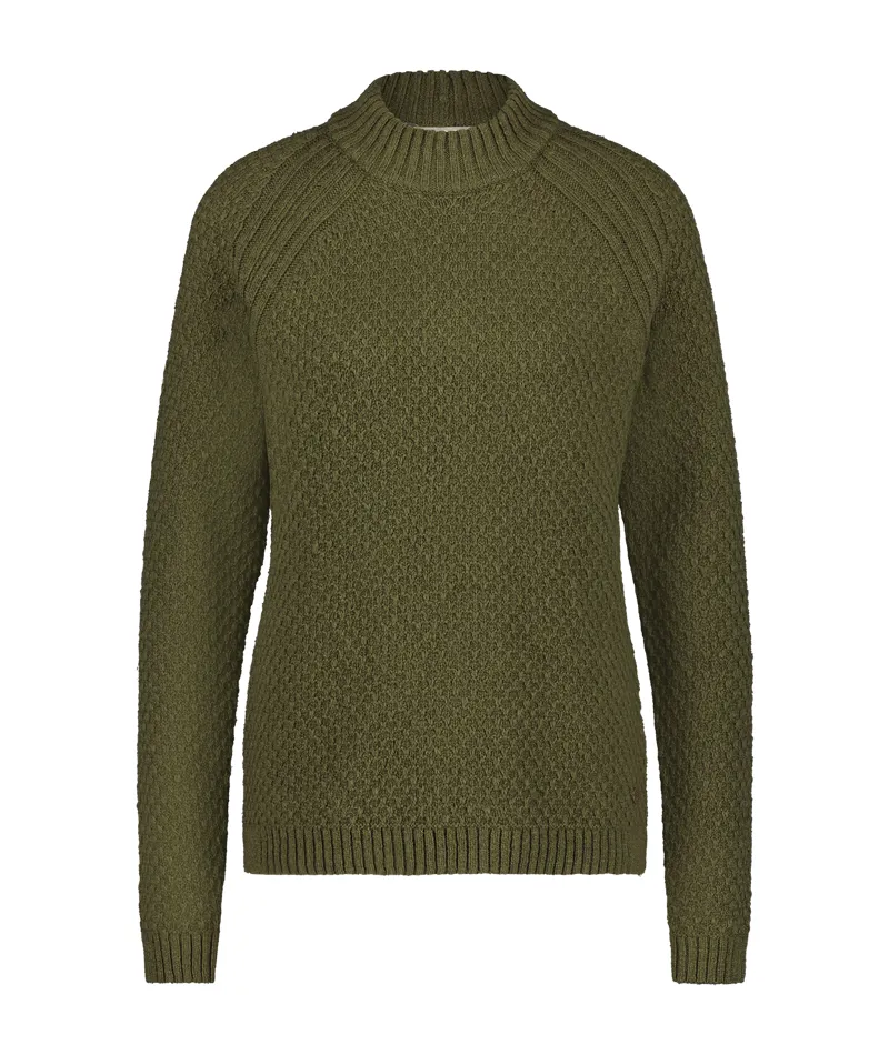 Royal Robbins Women's Westlands Mock Neck Jumper Dark Olive