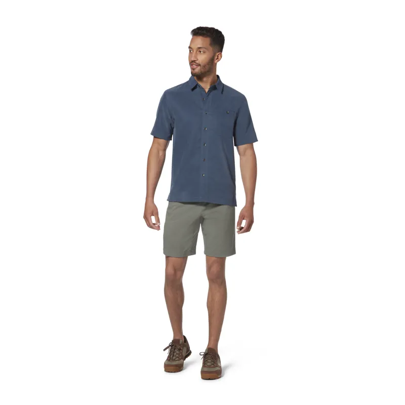 Royal Robbins Men's Mojave Pucker Dry SS Shirt Collins Blue-2
