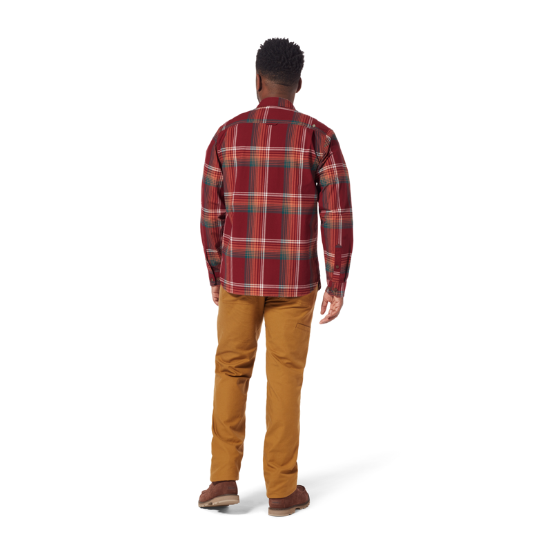 Royal Robbins Mens Trouvaille Plaid Shirt Syrah Kruse-3