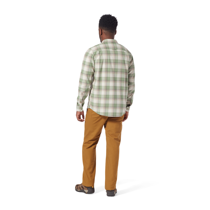Royal Robbins Mens Lieback Flannel LS Shirt Jade Frost/Timber Cove-3