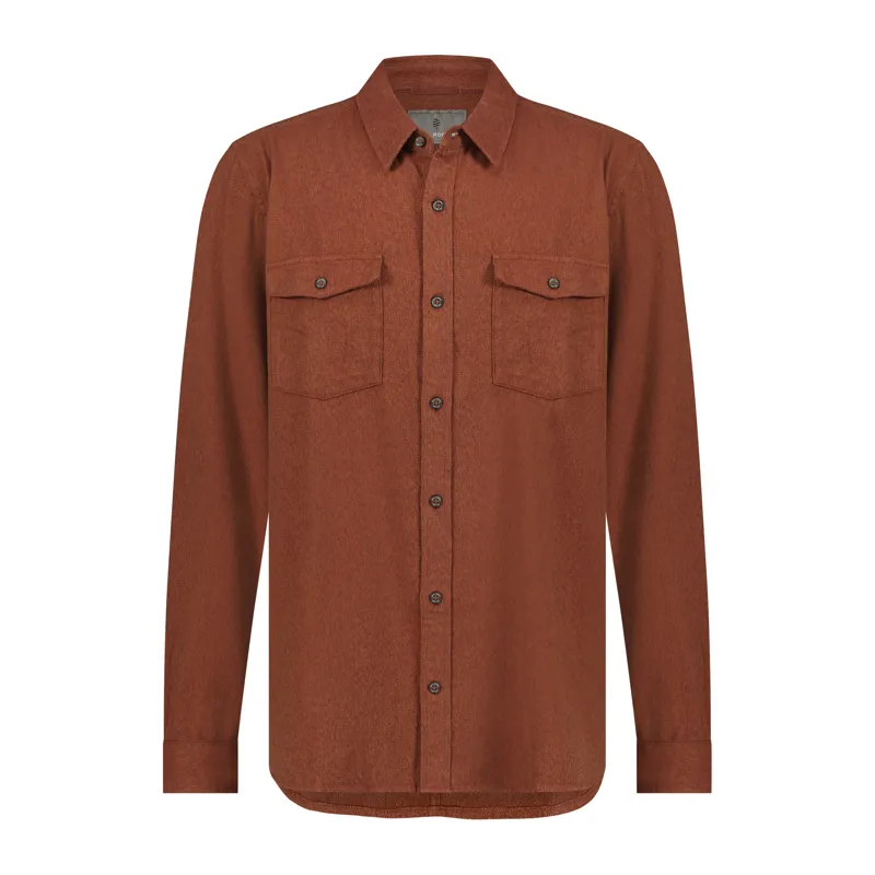 Royal Robbins Men's Bristol Cotton Twill LS Shirt Red