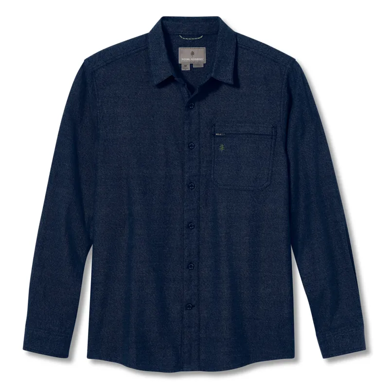 Royal Robbins Mens Coastal LS Shirt Naval