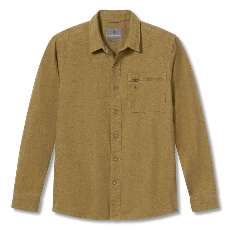 Royal Robbins Mens Coastal LS Shirt Wood Thrush