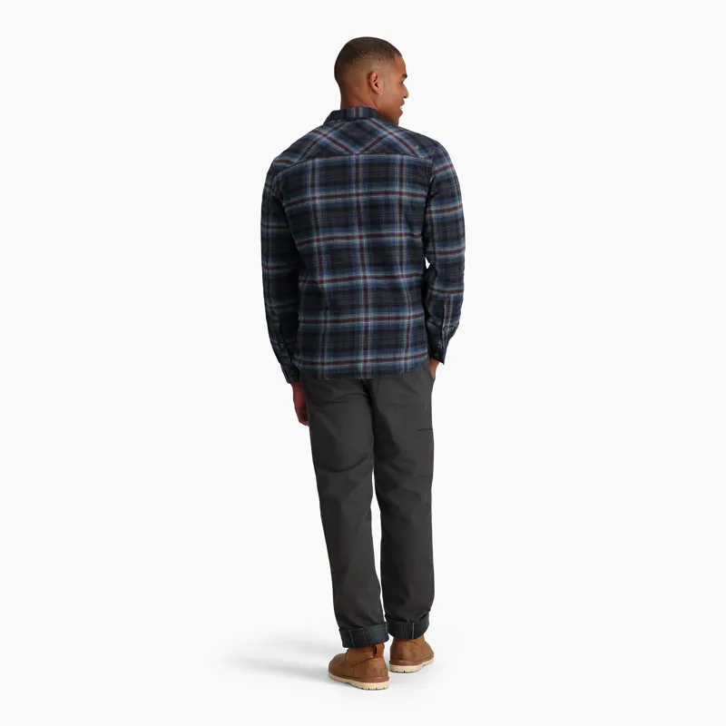 Royal Robbins Men's Snowcap Lined Flannel LS Orion/Rush Creek Pld-3