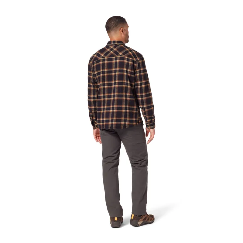 Royal Robbins Mens Snowcap Lined Flannel Shirt Naval Big Basin Plaid-2