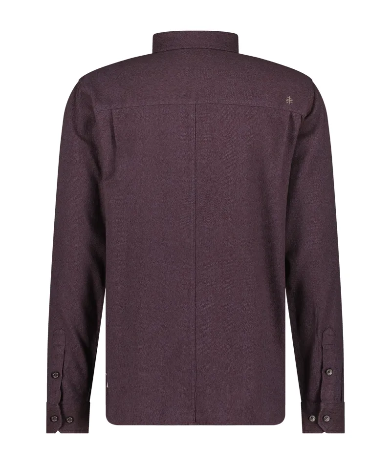 Royal Robbins Men's Bristol Cotton Twill LS Shirt Blackcurrant-1