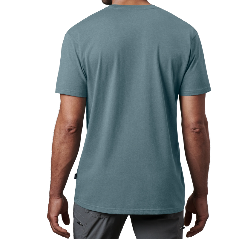 YETI Mens Logo Badge T-Shirt Indigo-2