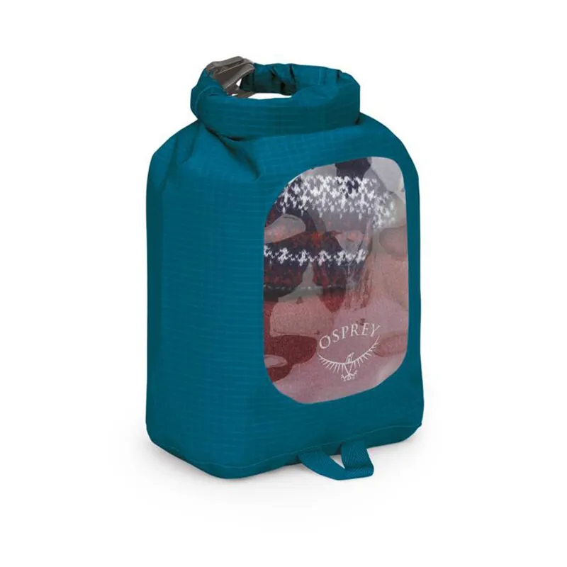 Osprey Dry Sack 3 With Window Waterfront Blue-2