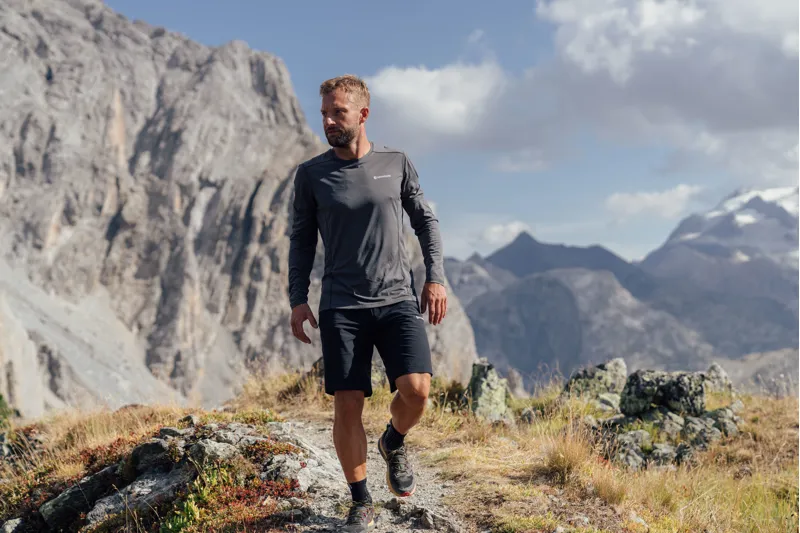 Montane Mens Dart Lite LS T-Shirt Electric Blue-4