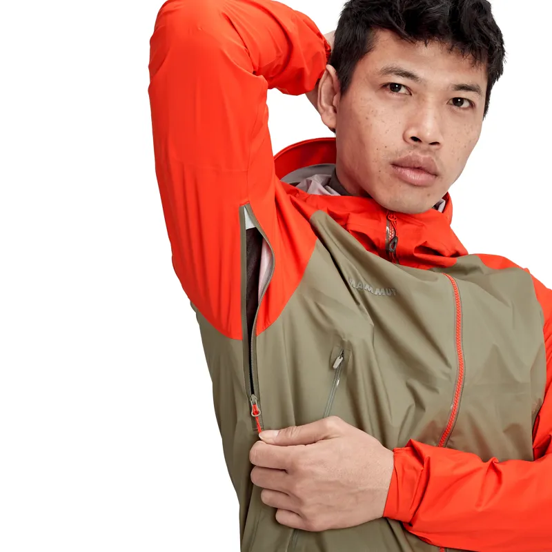 Mammut Mens Masao Light Hooded Jacket Tin Spicy-5