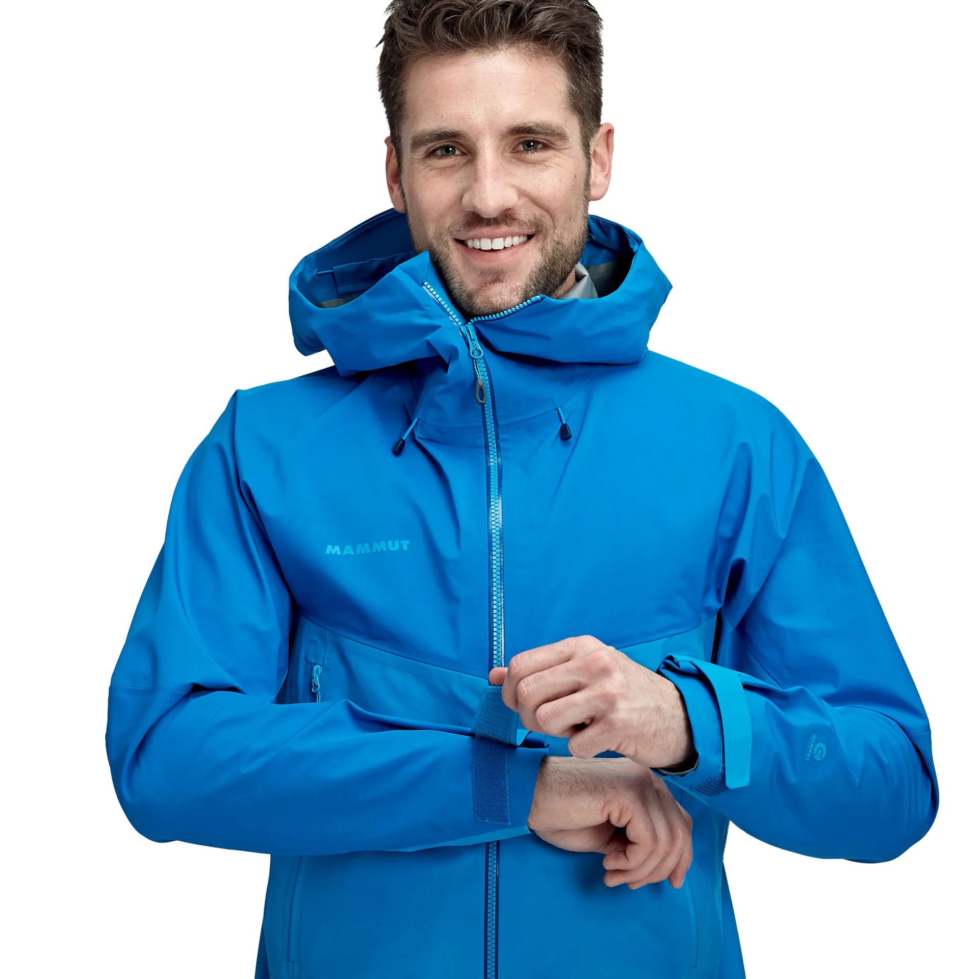 Mammut Mens Crater HS Hooded Jacket Gentian