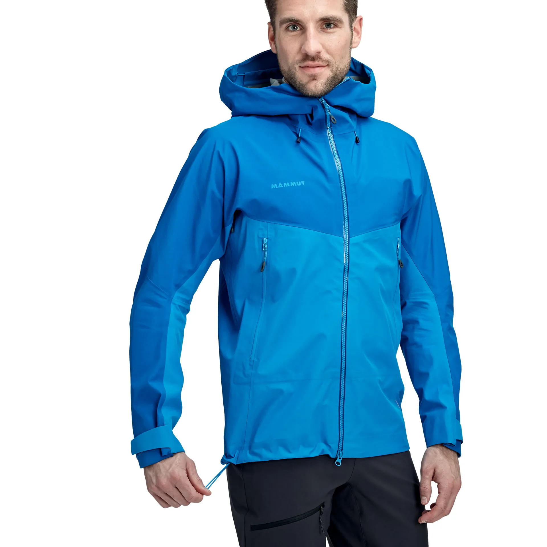 Mammut Mens Crater HS Hooded Jacket Gentian