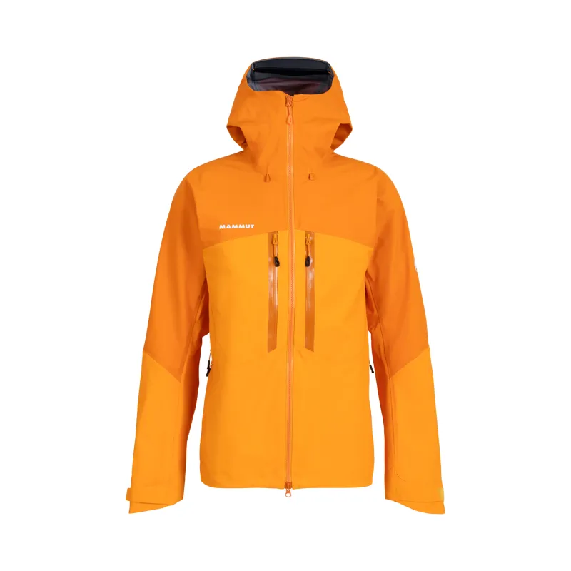 Mammut Mens Meron HS Hooded Jacket Dark Radiant/Cheddar