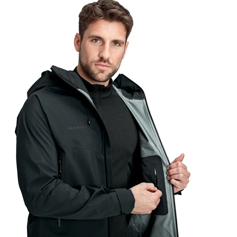 Mammut Mens Crater Pro HS Hooded Jacket Spicy-1