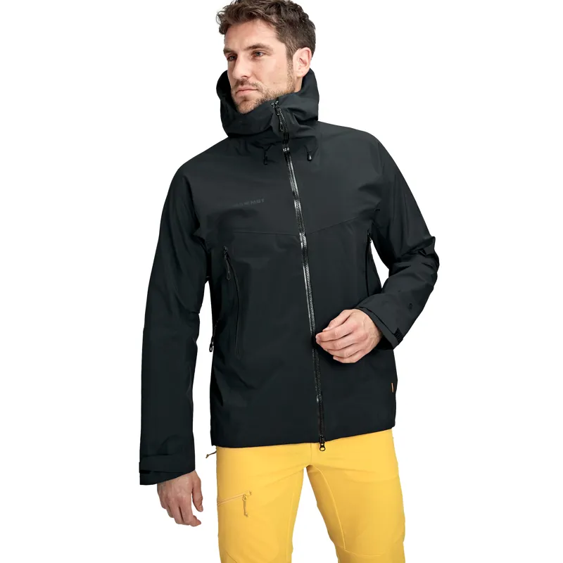 Mammut Mens Crater Pro HS Hooded Jacket Black-1