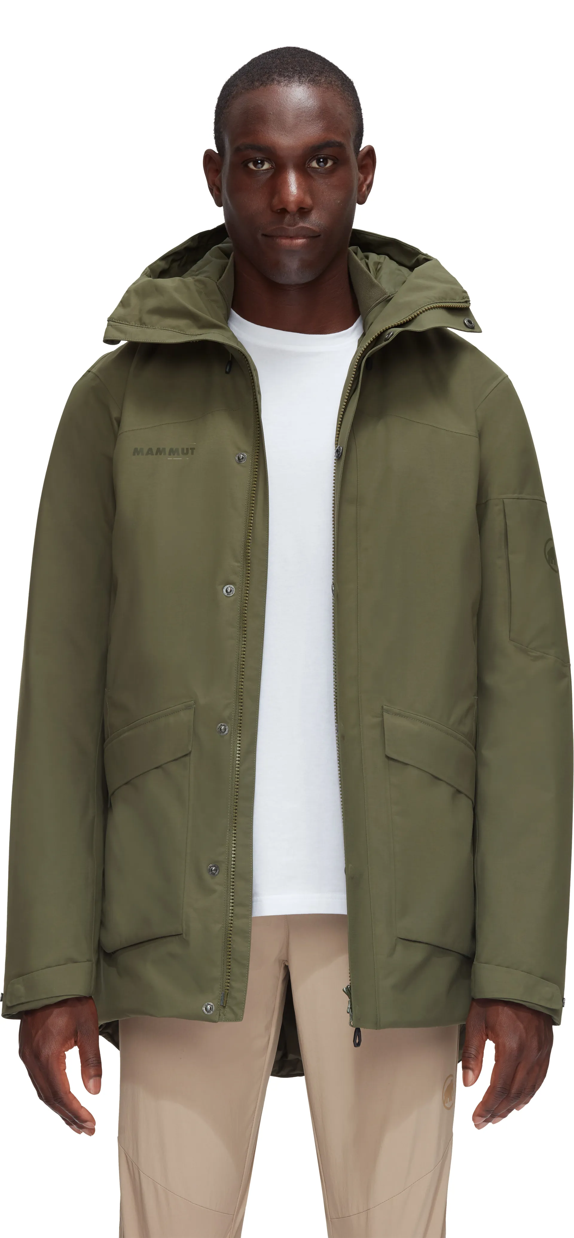 Mammut Mens Chamuera HS Thermo Hooded Parka Iguana