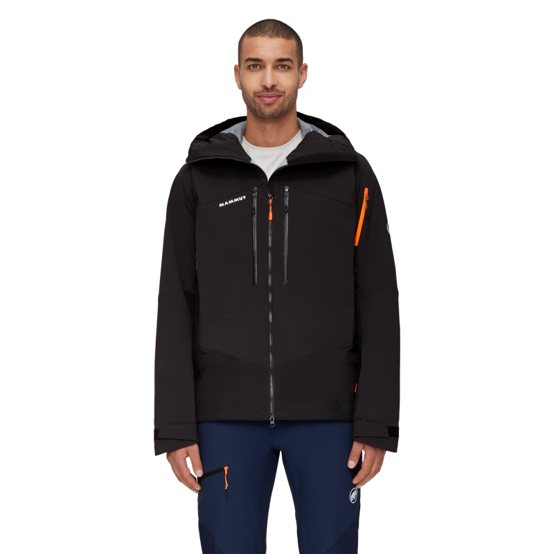 Mammut Mens Taiss Pro HS Hooded Jacket Black-2